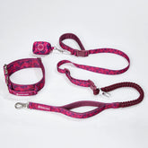 Comfort Control Collar and Multipurpose Leash Set - Fuchsia Camo