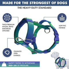 Comfort Control No-Pull Dog Harness - Lime Wave