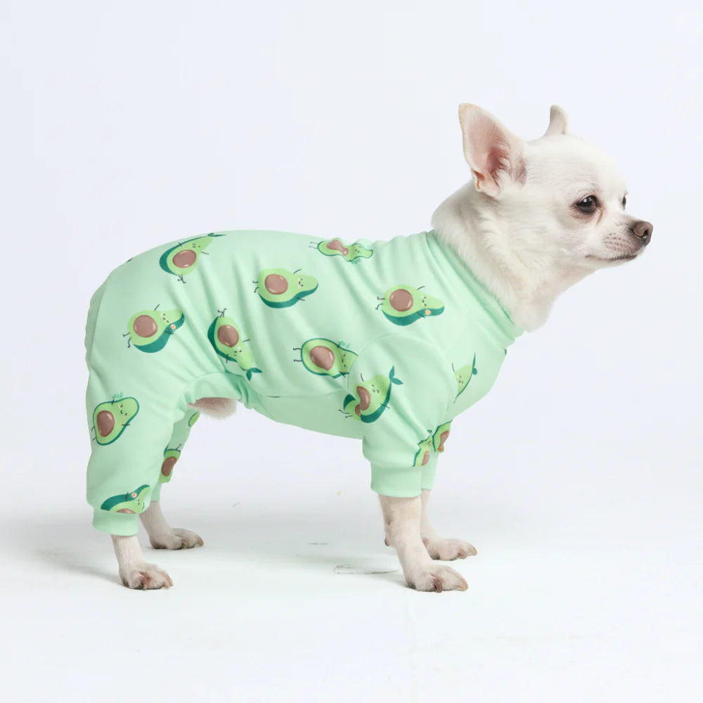 Dog Pajama - Avocado