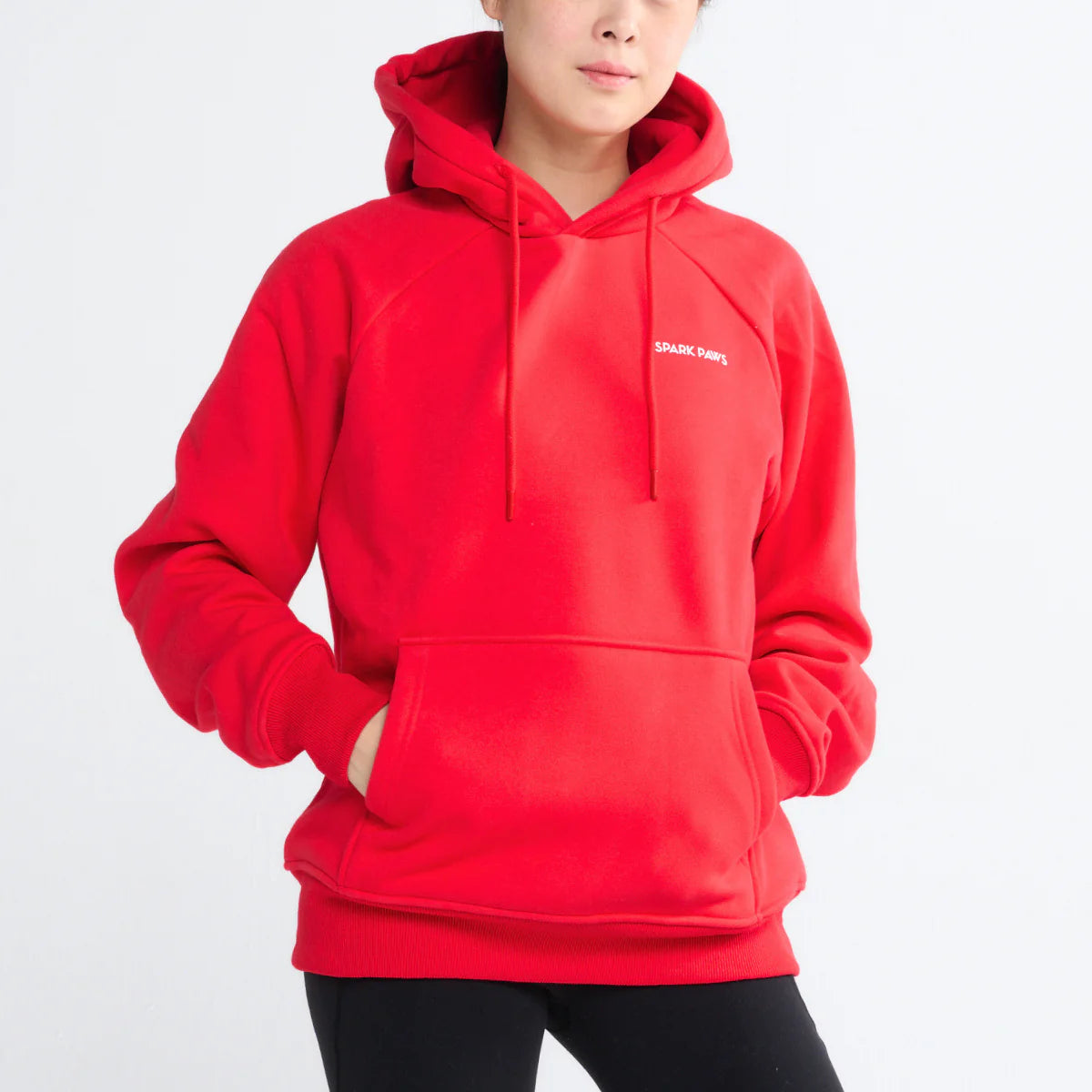 Essential Human Hoodie - Crimson Red