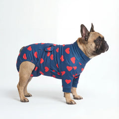 Dog Surgical Suit - Hearts