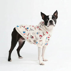 The France Dog Hoodie - Beige