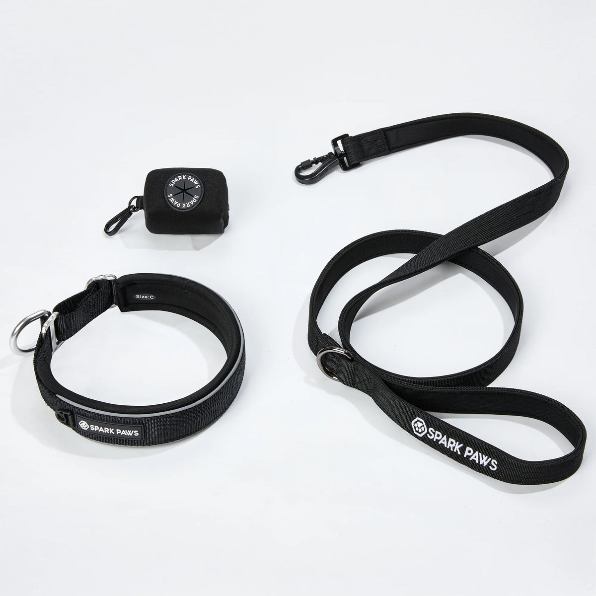 Martingale Collar Set - Black