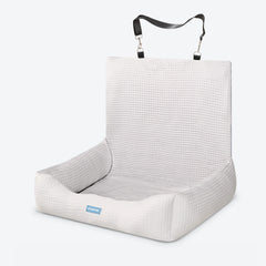 Frostcore™ Dog Cooling Car Seat Bed - Waffle Grey