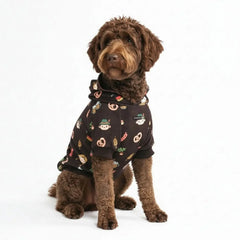 The Germany Dog Hoodie - Dark Brown